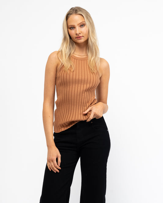 Kalani Knit top - Camel